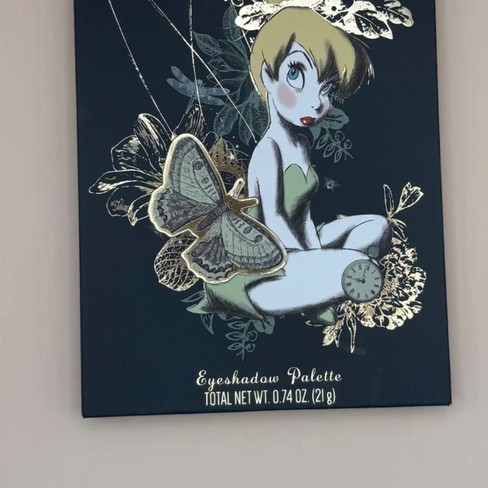 Disney Tinker Bell 12 Shades‎ Eyeshadow Palette Taste Beauty Fairy Shimmer NIB